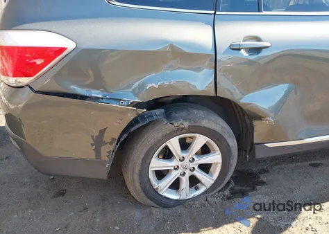 2012 Toyota Highlander Se V6 from USA, damaged, VIN 5TDBK3EH1CS171408